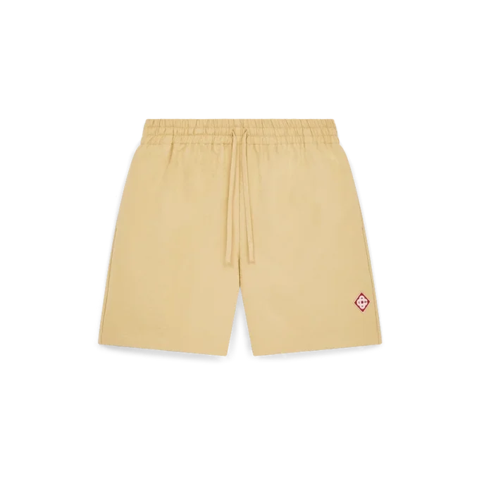 Baumwoll-Shorts aus Monogram-Jacquard