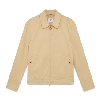 Baumwolljacke mit Monogramm-Jacquard