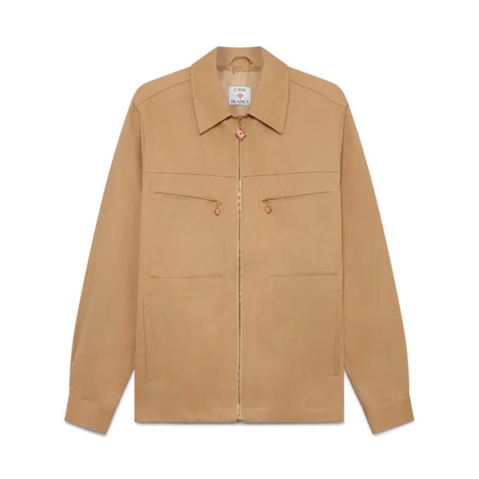 Baumwolljacke mit Reißverschluss Baumwolljacke mit Reißverschluss