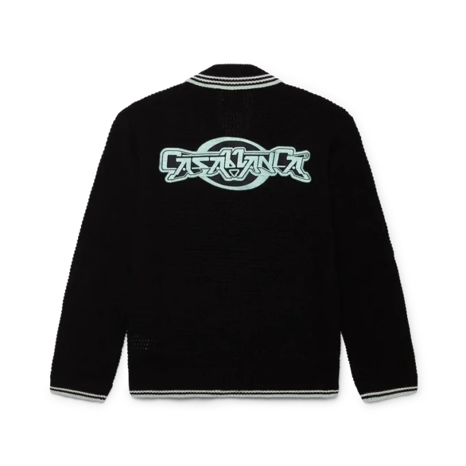 Besticktes Langarmhemd aus Baumwollhäkelstoff