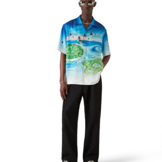 Beyond Destiny Kurzarm-Seidenhemd