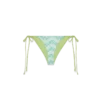Bikini-Höschen mit wellenförmigem Monogramm