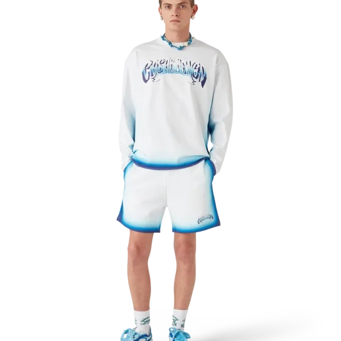 Blaue Knoten-Halskette