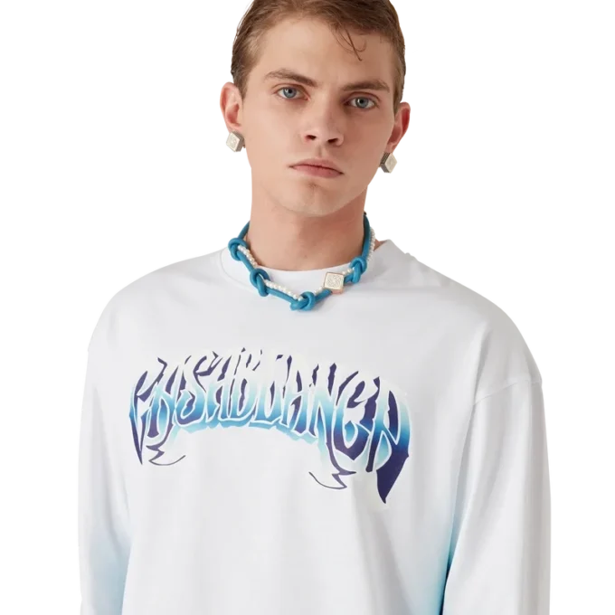 Blaue Knoten-Halskette