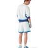 Blaue Sweatshorts mit Farbverlauf