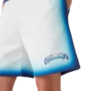 Blaue Sweatshorts mit Farbverlauf