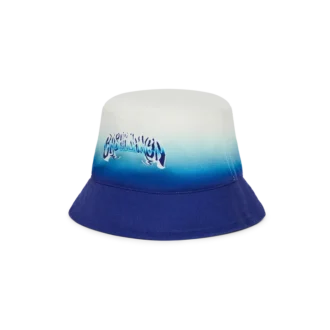 Blauer Bucket-Hut