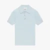 Blaues Pointelle-Monogramm-Poloshirt mit Shorts