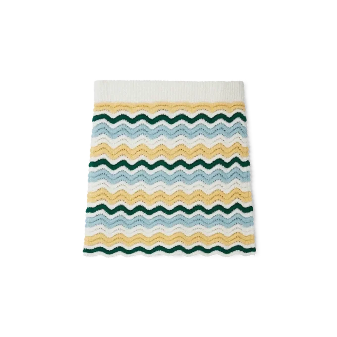 Bouclé-Rock mit Wellenmuster Bouclé-Rock mit Wellenmuster