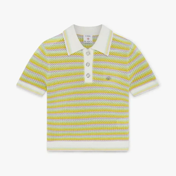 Bourgeois gestreiftes Poloshirt
