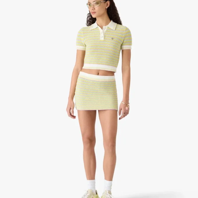 Bourgeois gestreiftes Poloshirt