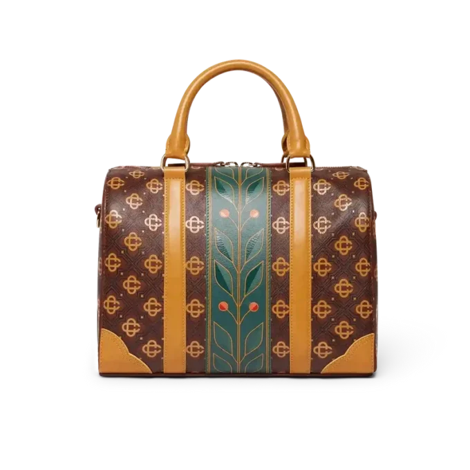 Braune Mini Monogram Weekender Braune Mini Monogram Weekender