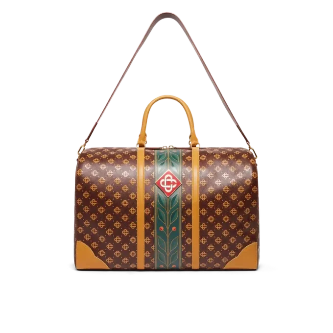Braune Monogram-Wochenendtasche