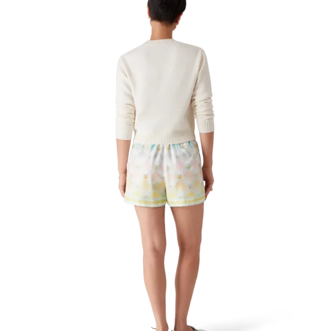 Candy Icons Seiden-Twill-Shorts