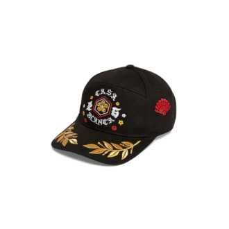 Cap mit gesticktem Lorbeer-Emblem