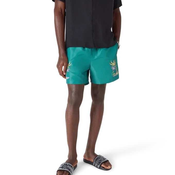 Casa Embroidery Badeshorts