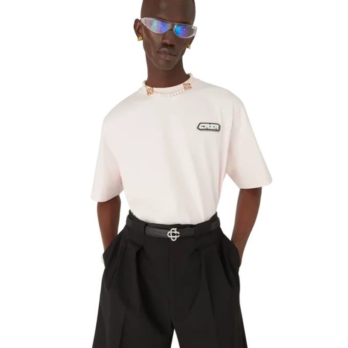 Casa Racing Oversized-Shorts mit kurzen Ärmeln