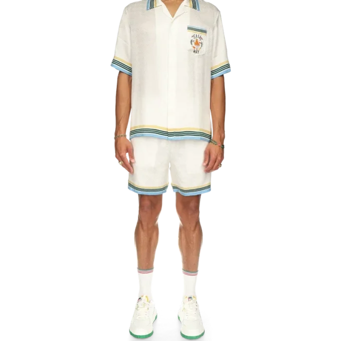 Casa Way Kurzarm-Seidenhemd Casa Way Kurzarm-Seidenhemd