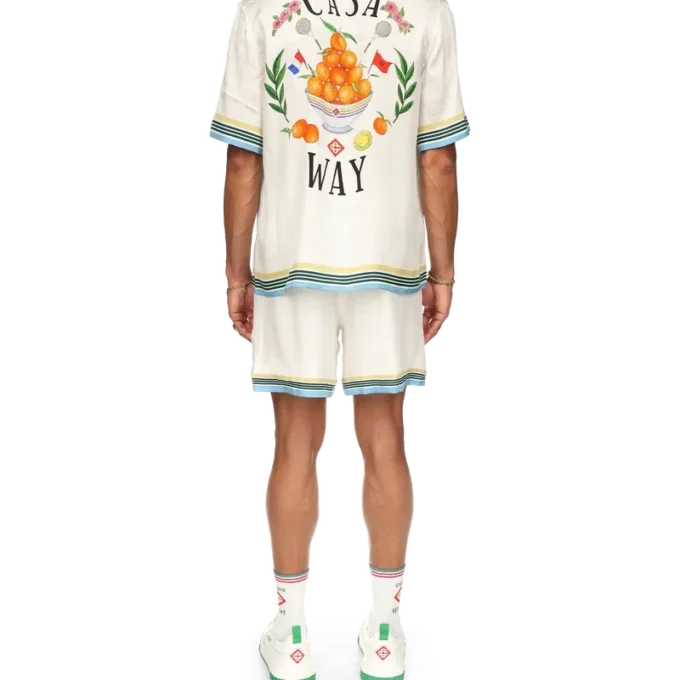 Casa Way Kurzarm-Seidenhemd Casa Way Kurzarm-Seidenhemd