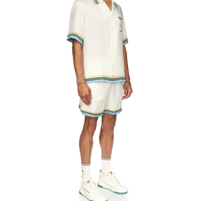 Casa Way Kurzarm-Seidenhemd Casa Way Kurzarm-Seidenhemd