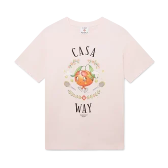 Casa Way Orange Mascot Kurzarm-T-Shirt