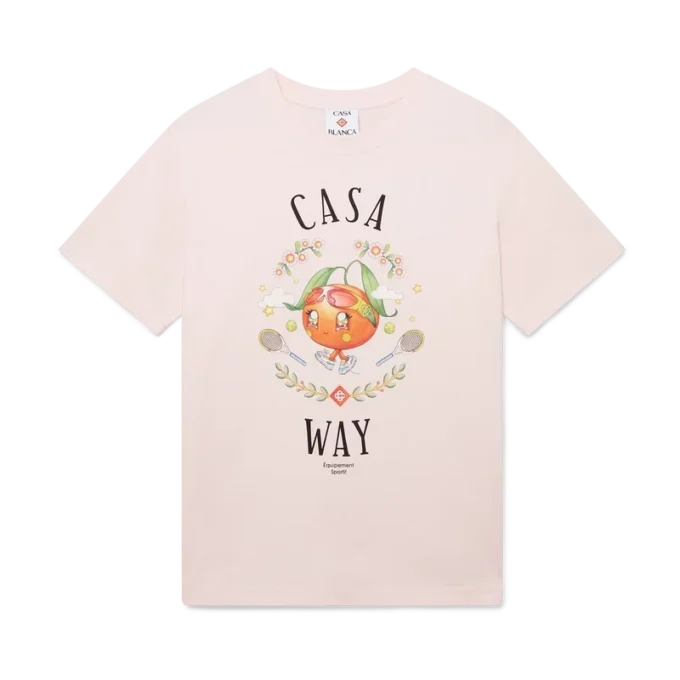 Casa Way Orange Mascot Kurzarm-T-Shirt Casa Way Orange Mascot Kurzarm-T-Shirt