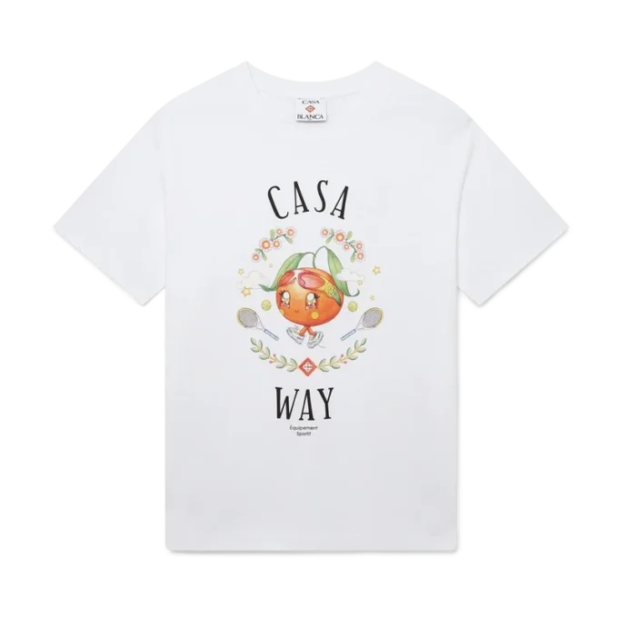 Casa Way Orange Mascot Kurzarm-T-Shirt Casa Way Orange Mascot Kurzarm-T-Shirt