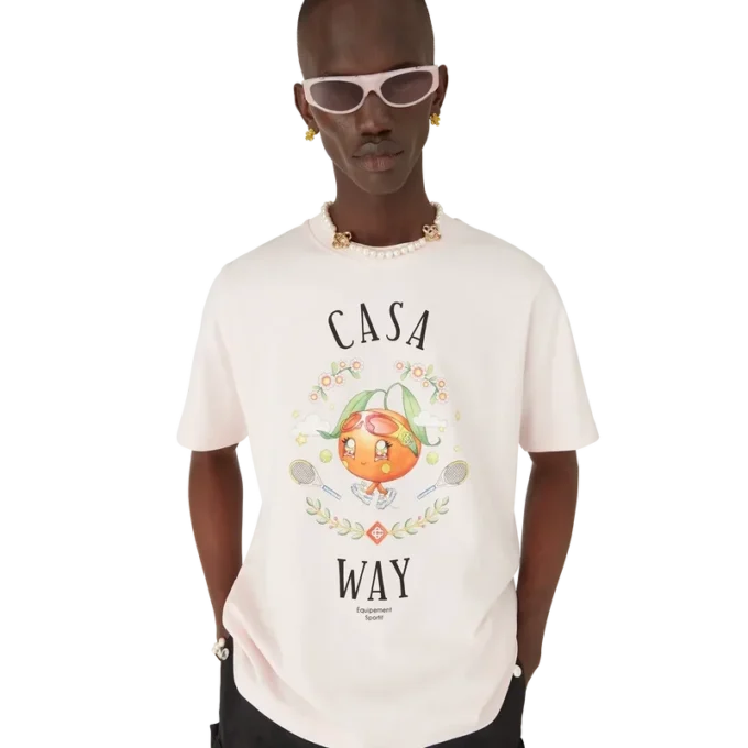 Casa Way Orange Mascot Kurzarm-T-Shirt Casa Way Orange Mascot Kurzarm-T-Shirt