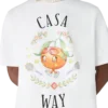 Casa Way Orange Mascot Kurzarm-T-Shirt Casa Way Orange Mascot Kurzarm-T-Shirt