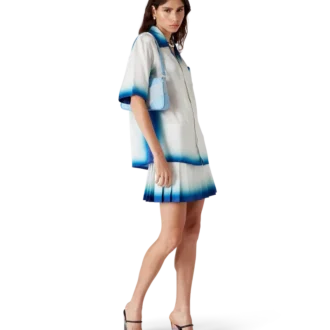 Casa Way Skate-Plisseerock aus Seide