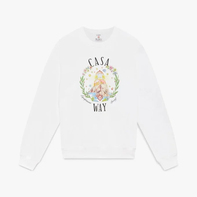 Casa Way Sweatshirt mit Rundhalsausschnitt Casa Way Sweatshirt mit Rundhalsausschnitt