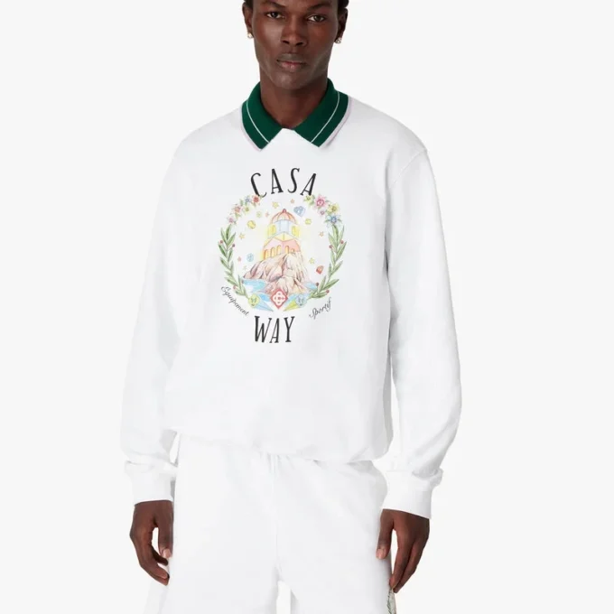 Casa Way Sweatshirt mit Rundhalsausschnitt Casa Way Sweatshirt mit Rundhalsausschnitt