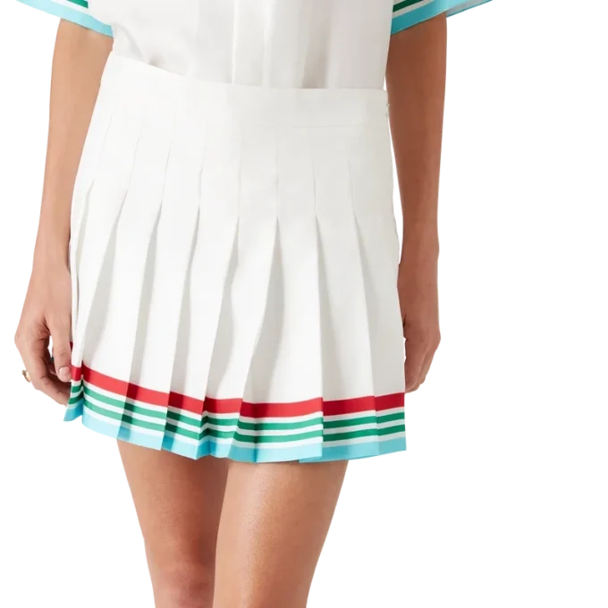 Casa Way World Series Plisseerock aus Seide