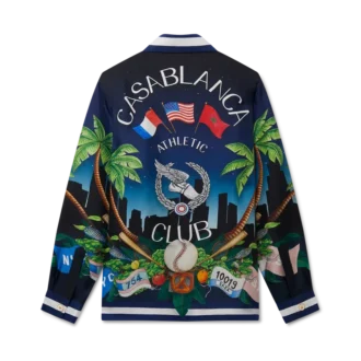 Casablanca Athletic Club Seidenhemd