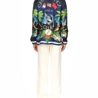 Casablanca Athletic Club Seidenhemd