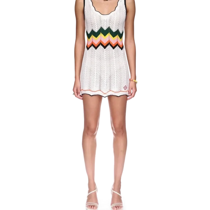 Chevron-Spitzen-Kleid Chevron-Spitzen-Kleid