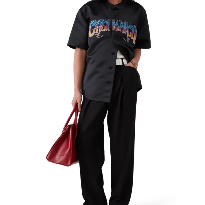 Chino-Hose mit Falten