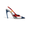 Chrome Arch Slingback-Pumps Chrome Arch Slingback-Pumps
