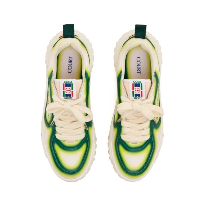 Court Green Fade Sneaker für Herren
