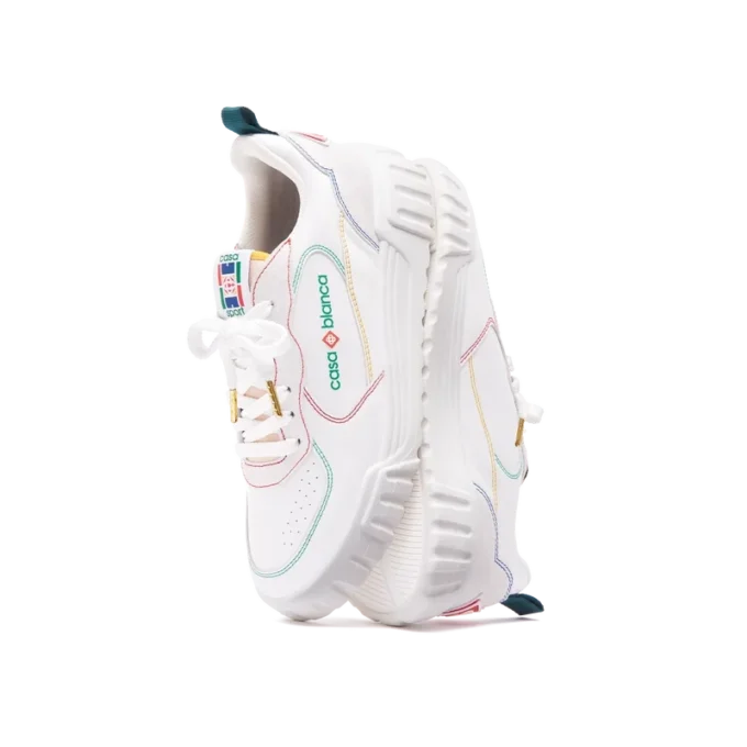 Court Sneakers für Herren in Weiß und Multicolor