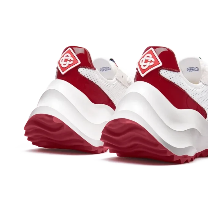 Damen-Sneaker Atlantis in Weiß und Haute Red Damen-Sneaker Atlantis in Weiß und Haute Red