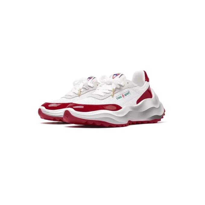 Damen-Sneaker Atlantis in Weiß und Haute Red Damen-Sneaker Atlantis in Weiß und Haute Red