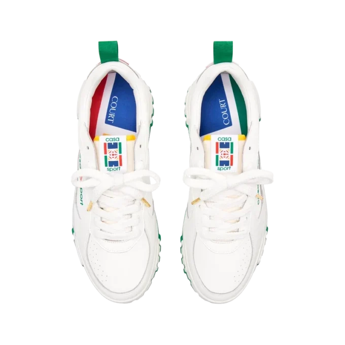 Damen-Sneaker „Court“ in Weiß und Grün