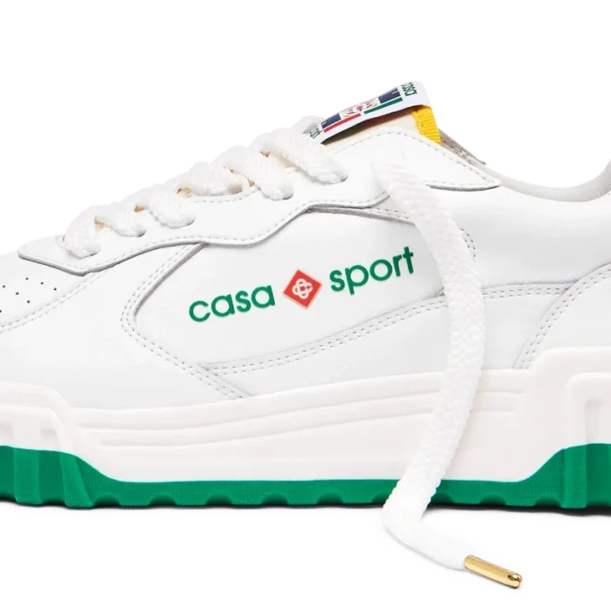 Damen-Sneaker „Court“ in Weiß und Grün