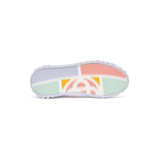 Damen-Sneaker „Court“ in Weiß und Hellblau Damen-Sneaker „Court“ in Weiß und Hellblau