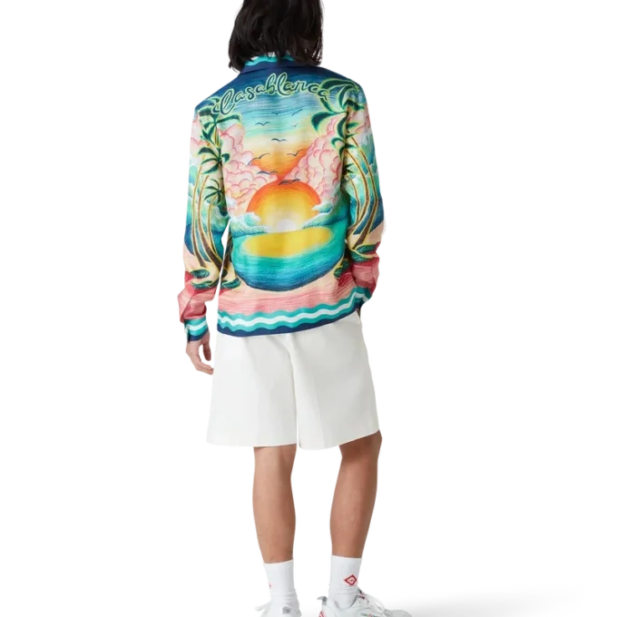 Danse De La Mer Langarm-Seidenhemd Danse De La Mer Langarm-Seidenhemd