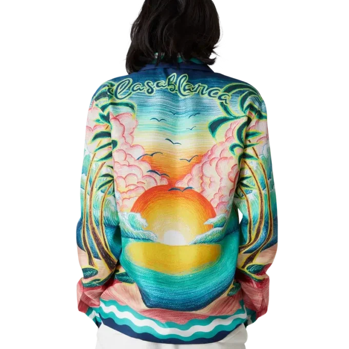 Danse De La Mer Langarm-Seidenhemd Danse De La Mer Langarm-Seidenhemd