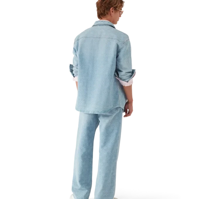 Denim Monogram Relaxed Fit Jeans