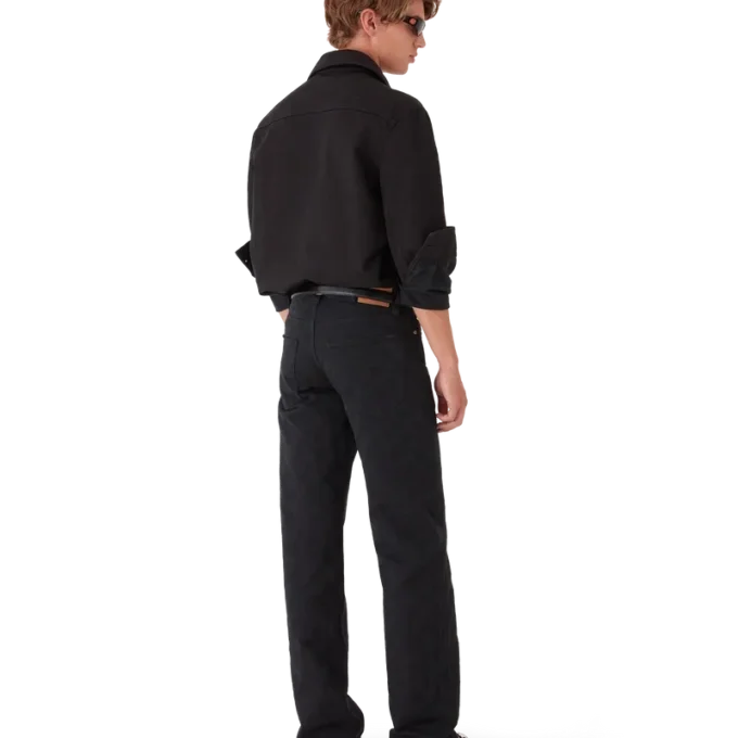 Denim Monogram Straight-Leg-Jeans Denim Monogram Straight-Leg-Jeans