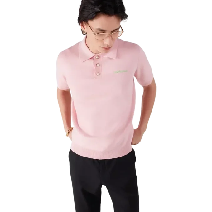 Doppelseitiges Kurzarm-Poloshirt